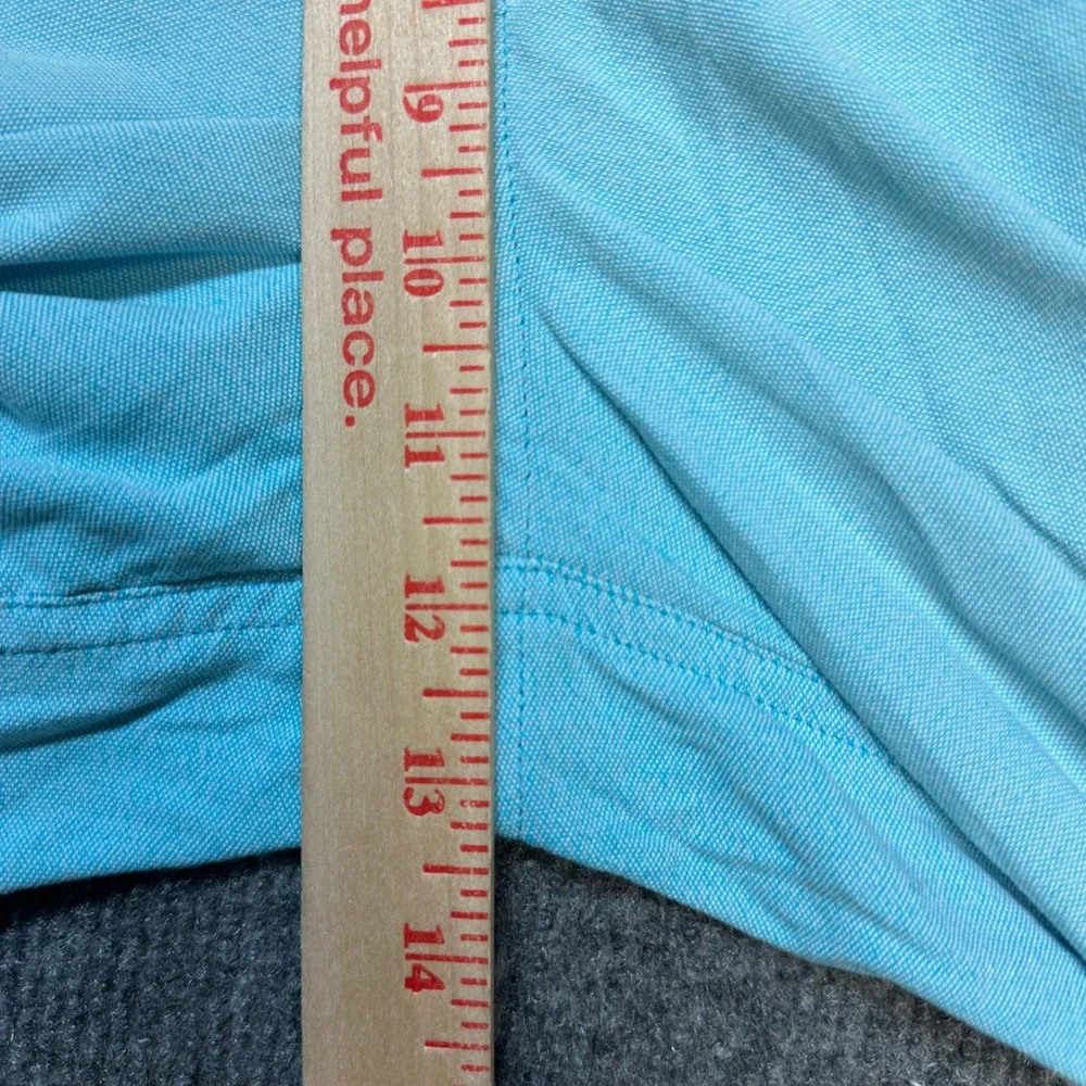 Lululemon Athletica Commission Shorts Mens 34 Turquoise Blue Golf 9 Inseam